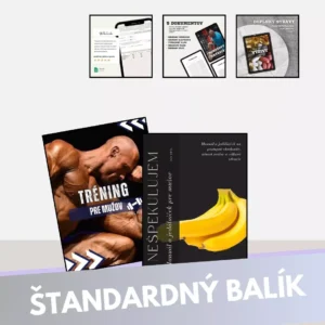 Balík: Tréningový plány pre mužov do fitka + jedálniček